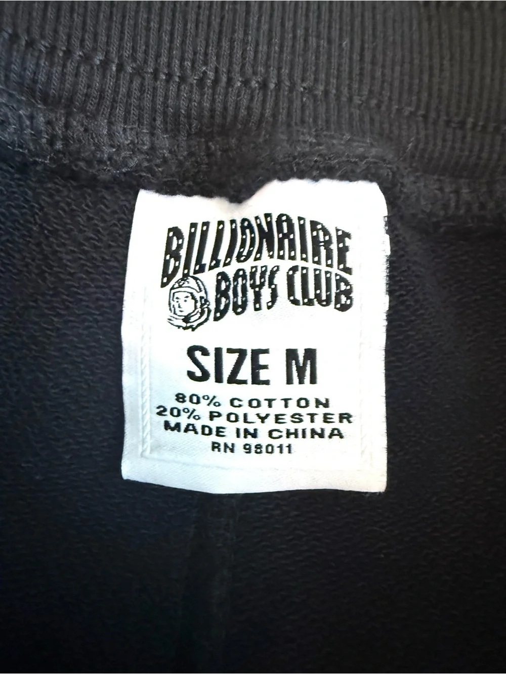 Billionaire Boys Club Black Script Sweatpants Joggers Men’s Size M